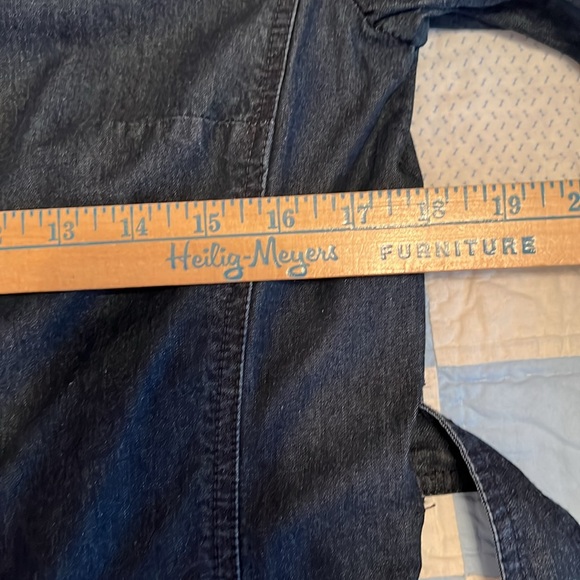 Talbots Denim Trench Coat - Picture 6 of 16